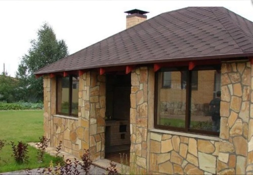 Плитняк златолит жёлтый для фасада 1,5-3 см купить в Радужном