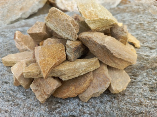 Златолит жёлтый декоративная каменная крошка купить в Радужном