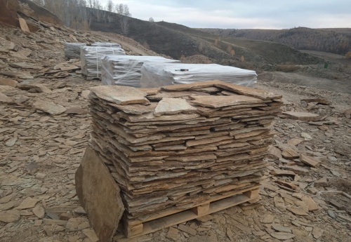 Плитняк кора дерева для цоколя, отмостки купить в Радужном