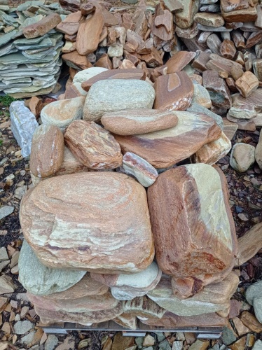 Златолит жёлтый, жёлто-зелёный глыбки и валуны для ланшафтного дизайна купить в Радужном